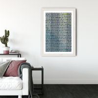 Apartments Art Print White Frame | Bombinate Apartments Art Print White Frame | Bombinate