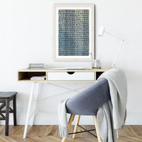 Apartments Art Print White Frame | Bombinate Apartments Art Print White Frame | Bombinate
