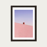 Sunset Chimney Art Print Black Frame | Bombinate Sunset Chimney Art Print Black Frame | Bombinate