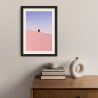 Sunset Chimney Art Print Black Frame | Bombinate Sunset Chimney Art Print Black Frame | Bombinate