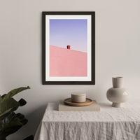 Sunset Chimney Art Print Black Frame | Bombinate Sunset Chimney Art Print Black Frame | Bombinate