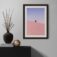 Sunset Chimney Art Print Black Frame | Bombinate Sunset Chimney Art Print Black Frame | Bombinate