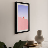 Sunset Chimney Art Print Black Frame | Bombinate Sunset Chimney Art Print Black Frame | Bombinate