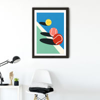 3 Tennis Balls Art Print Black Frame | Bombinate 3 Tennis Balls Art Print Black Frame | Bombinate