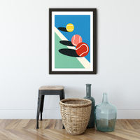 3 Tennis Balls Art Print Black Frame | Bombinate 3 Tennis Balls Art Print Black Frame | Bombinate