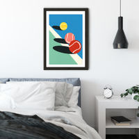 3 Tennis Balls Art Print Black Frame | Bombinate 3 Tennis Balls Art Print Black Frame | Bombinate