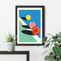3 Tennis Balls Art Print Black Frame | Bombinate 3 Tennis Balls Art Print Black Frame | Bombinate