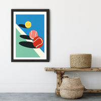 3 Tennis Balls Art Print Black Frame | Bombinate 3 Tennis Balls Art Print Black Frame | Bombinate