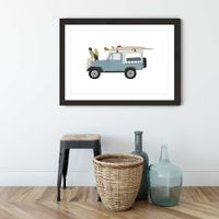 Summer Nights Art Print Black Frame | Bombinate Summer Nights Art Print Black Frame | Bombinate