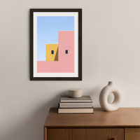 Faceade Art Print Black Frame | Bombinate Faceade Art Print Black Frame | Bombinate