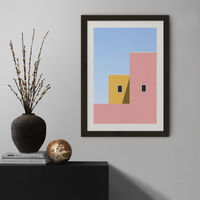 Faceade Art Print Black Frame | Bombinate Faceade Art Print Black Frame | Bombinate
