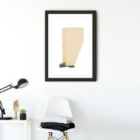 Wide Load Art Print Black Frame | Bombinate Wide Load Art Print Black Frame | Bombinate