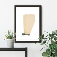 Wide Load Art Print Black Frame | Bombinate Wide Load Art Print Black Frame | Bombinate