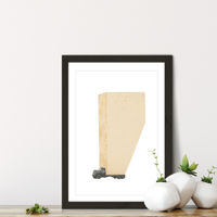 Wide Load Art Print Black Frame | Bombinate Wide Load Art Print Black Frame | Bombinate