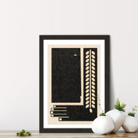 Parts of Me Art Print Black Frame | Bombinate Parts of Me Art Print Black Frame | Bombinate