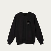 Black/Ecru Chuna Classic Logo Printed Sweatshirt | Bombinate Black/Ecru Chuna Classic Logo Printed Sweatshirt | Bombinate