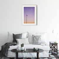 Moonlight Art Print White Frame | Bombinate Moonlight Art Print White Frame | Bombinate