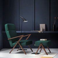 Hunter Green Retrostar Lounge Chair Velvet Line | Bombinate Hunter Green Retrostar Lounge Chair Velvet Line | Bombinate