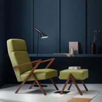 Apple Green Retrostar Footstool Velvet Line | Bombinate Apple Green Retrostar Footstool Velvet Line | Bombinate