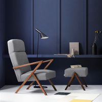 Grey Retrostar Footstool Classic Line | Bombinate Grey Retrostar Footstool Classic Line | Bombinate