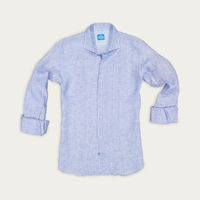 Blue Fiji Linen Shirt | Bombinate