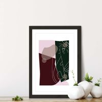 Black Frame Modern Art I Art Print | Bombinate Black Frame Modern Art I Art Print | Bombinate