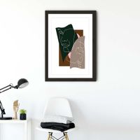 Black Frame Modern Art III Art Print | Bombinate Black Frame Modern Art III Art Print | Bombinate