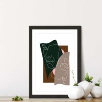 Black Frame Modern Art III Art Print | Bombinate Black Frame Modern Art III Art Print | Bombinate