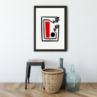 Hands I Art Print Black Frame | Bombinate Hands I Art Print Black Frame | Bombinate
