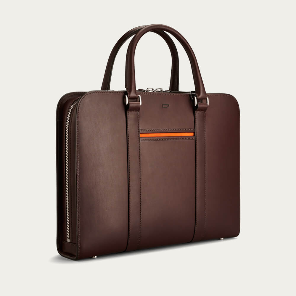 thin leather briefcase