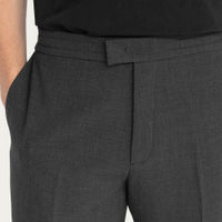 Charcoal Easy Tailored Trouser | Bombinate