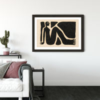 Obstacles Art Print Black Frame | Bombinate Obstacles Art Print Black Frame | Bombinate