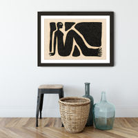Obstacles Art Print Black Frame | Bombinate Obstacles Art Print Black Frame | Bombinate