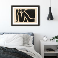 Obstacles Art Print Black Frame | Bombinate Obstacles Art Print Black Frame | Bombinate
