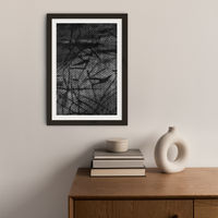 Research N°007 Art Print Black Frame | Bombinate