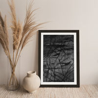 Research N°007 Art Print Black Frame | Bombinate Research N°007 Art Print Black Frame | Bombinate
