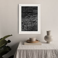 Research N°007 Art Print White Frame | Bombinate Research N°007 Art Print White Frame | Bombinate