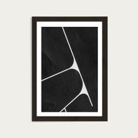 Research N°001 Art Print Black Frame | Bombinate
