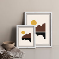 Big Sur Art Print White Frame | Bombinate Big Sur Art Print White Frame | Bombinate
