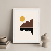 Big Sur Art Print White Frame | Bombinate Big Sur Art Print White Frame | Bombinate