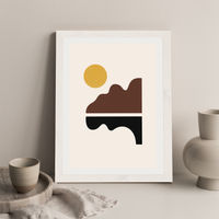 Big Sur Art Print White Frame | Bombinate Big Sur Art Print White Frame | Bombinate