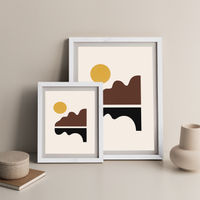 Big Sur Art Print White Frame | Bombinate Big Sur Art Print White Frame | Bombinate