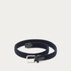 Blue Fabiano Elastic Braided Wool Belt | Bombinate Blue Fabiano Elastic Braided Wool Belt | Bombinate