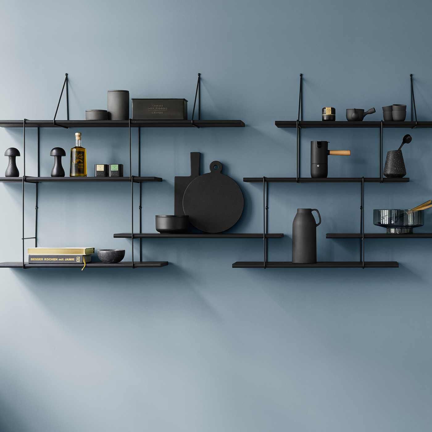 Studio Hausen Black Black Link Set Duo Shelf Bombinate