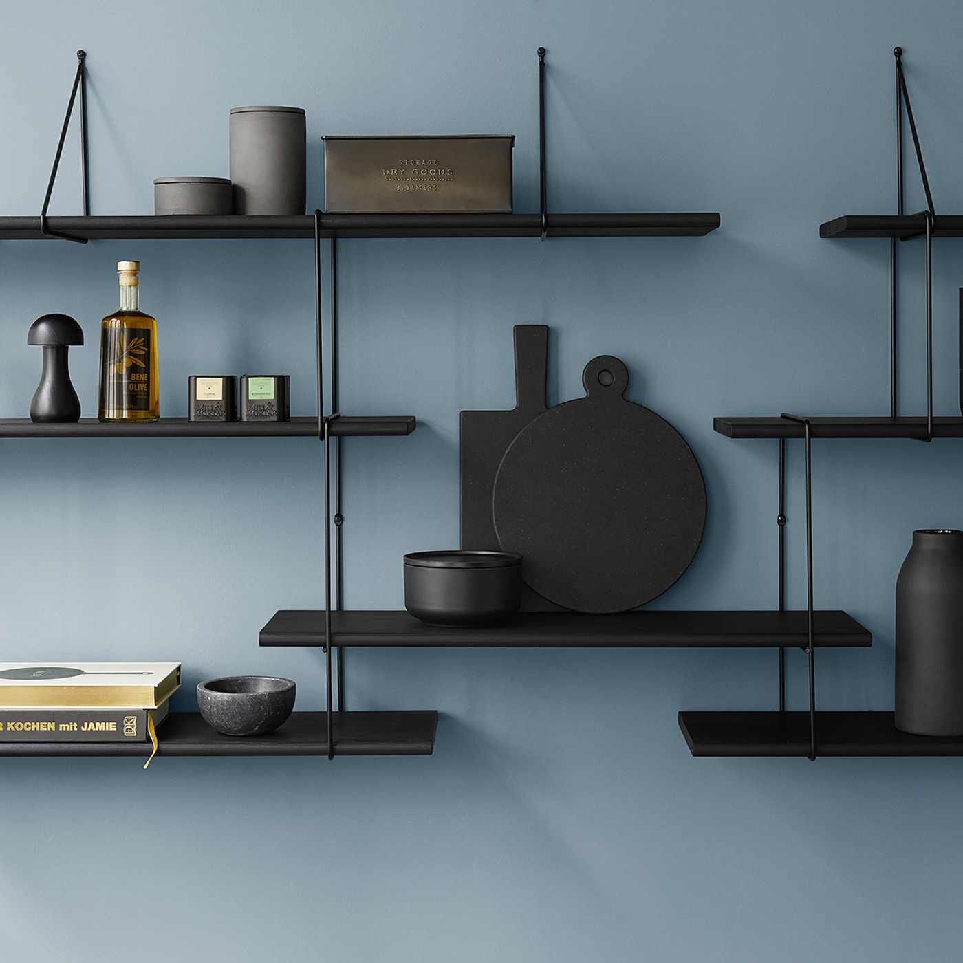 Studio Hausen Black Black Link Set Duo Shelf Bombinate