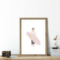 Grom Art Print Oak Frame | Bombinate Grom Art Print Oak Frame | Bombinate