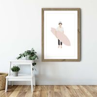 Grom Art Print Oak Frame | Bombinate Grom Art Print Oak Frame | Bombinate