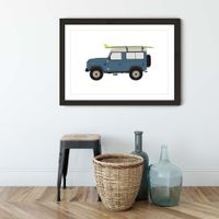 Landy Art Print Black Frame | Bombinate Landy Art Print Black Frame | Bombinate