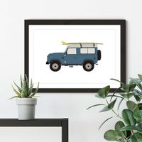 Landy Art Print Black Frame | Bombinate Landy Art Print Black Frame | Bombinate