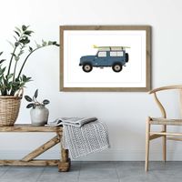 Landy Art Print Oak Frame | Bombinate Landy Art Print Oak Frame | Bombinate
